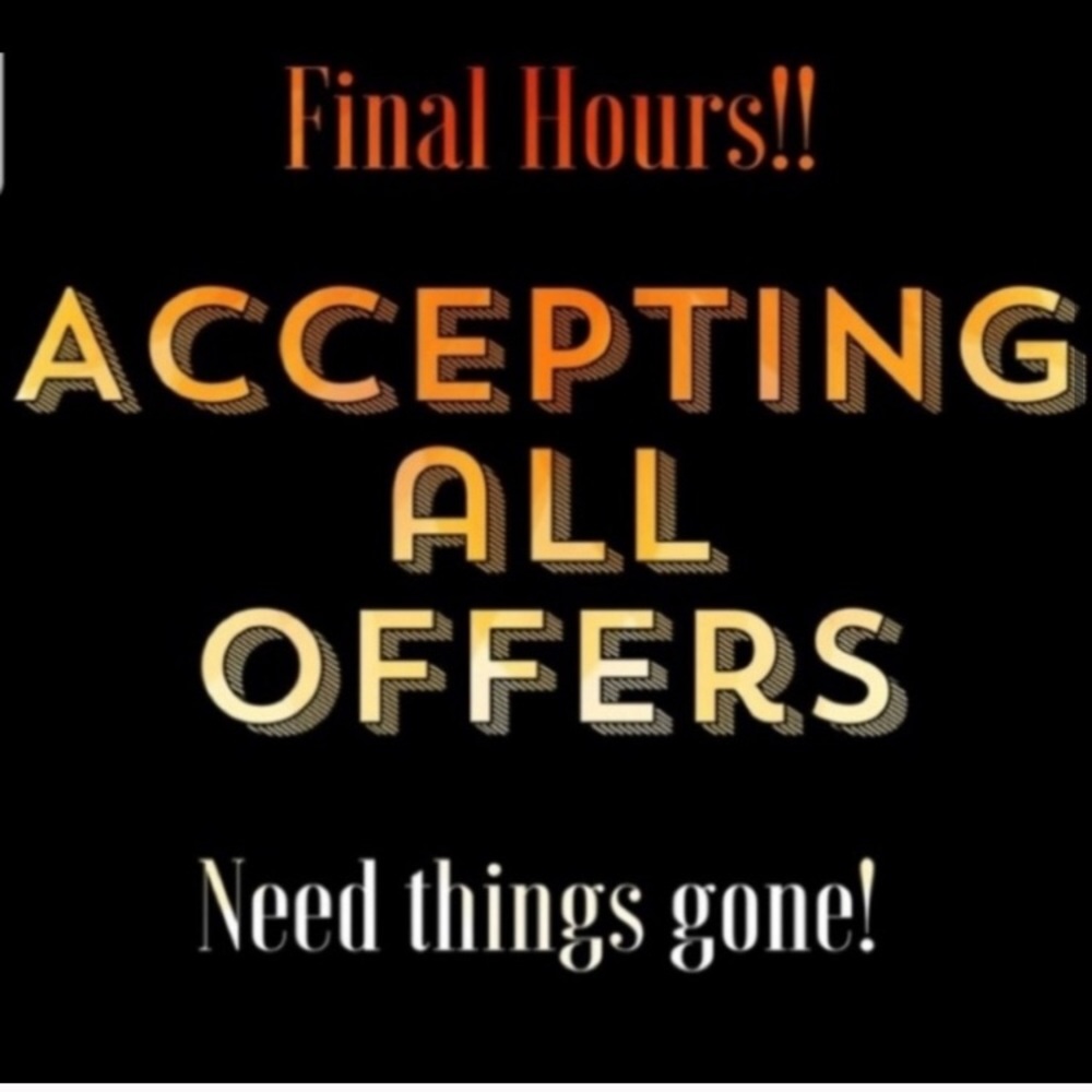 Everything must go